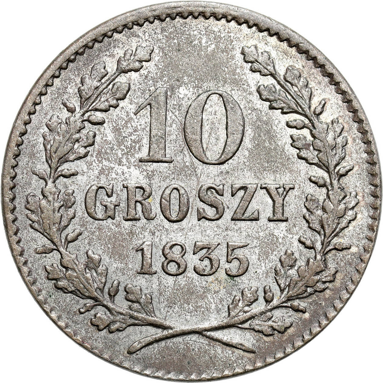 Wolne Miasto Kraków. 10 groszy 1835, Wiedeń